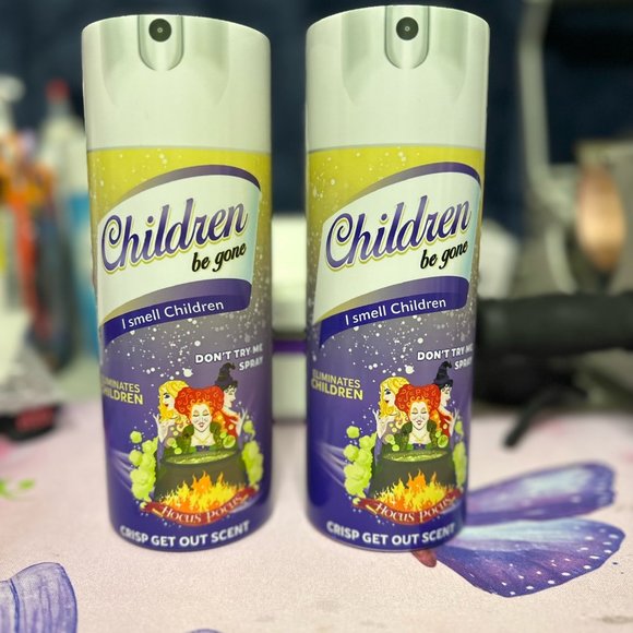 Children Be Gone Spray Hocus Pocus 20 oz Tumbler - Glow In The Dark - Picture 2 of 7